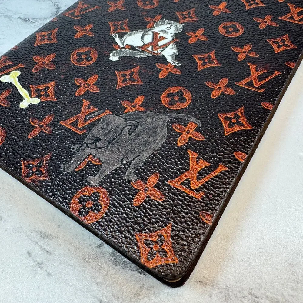 Louis Vuitton Catogram Notebook Monogram Cats Grace Coddington Canvas LV